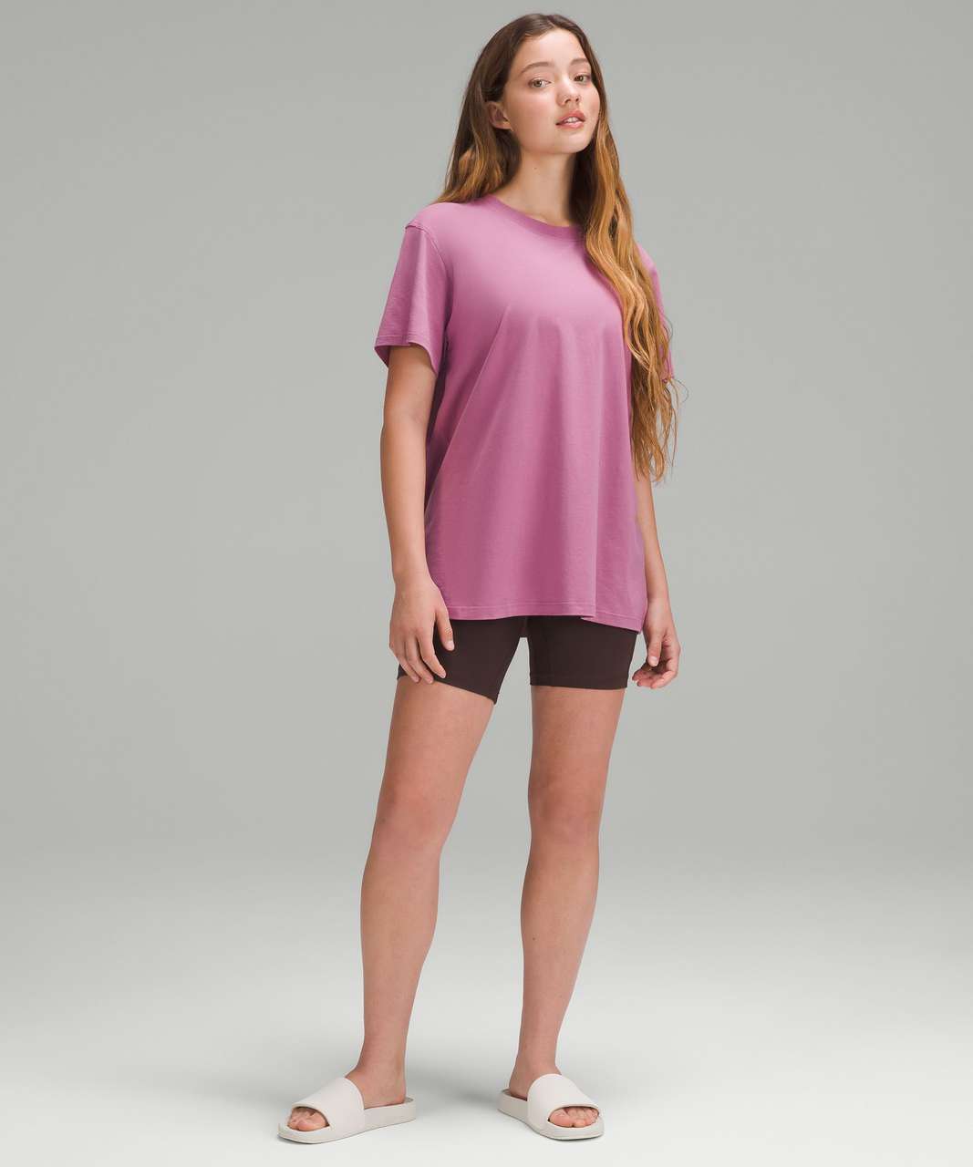 Lululemon All Yours Cotton T-Shirt - Velvet Dust (First Release) - lulu  fanatics