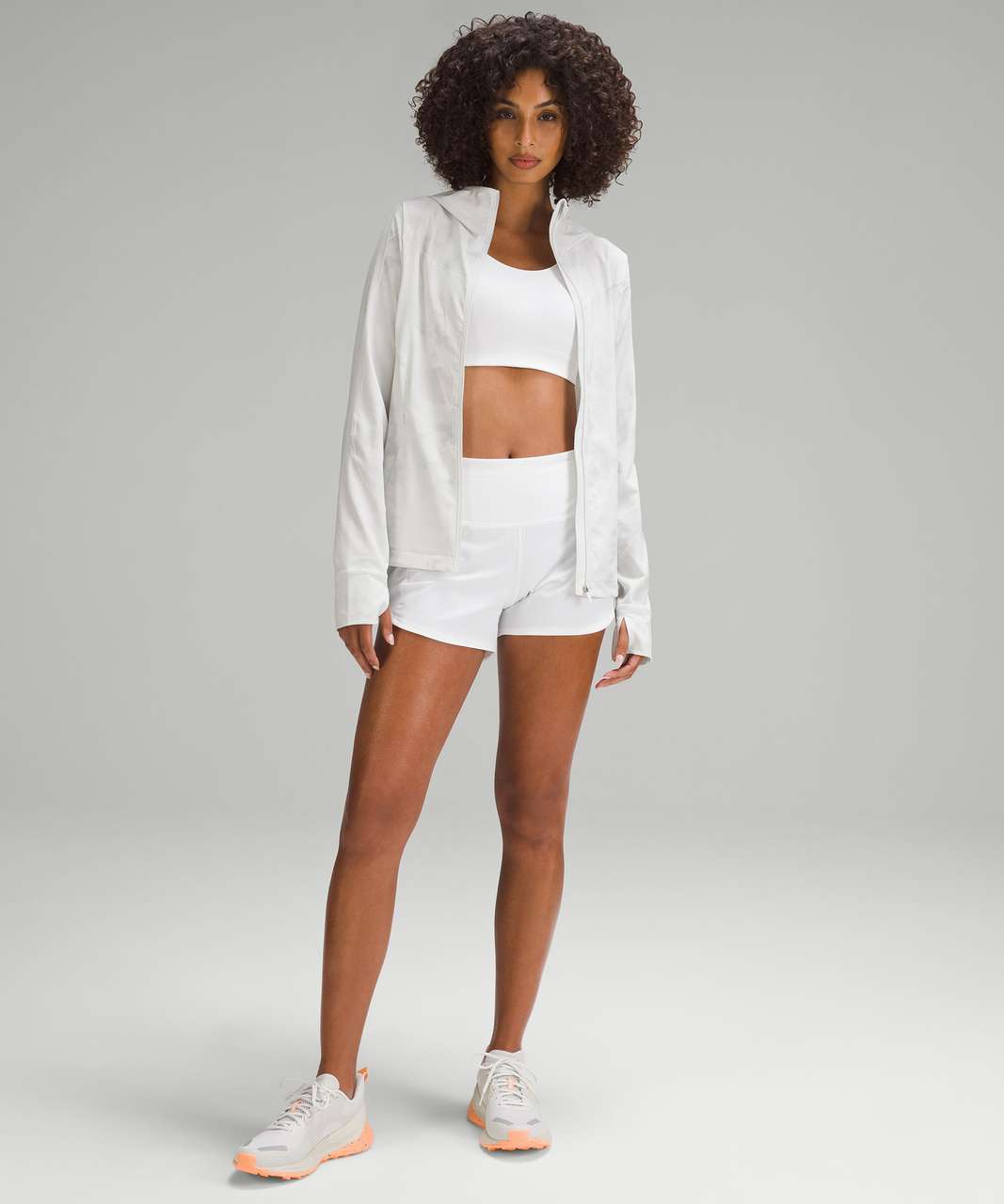 Lululemon Mist Over Windbreaker - White - lulu fanatics