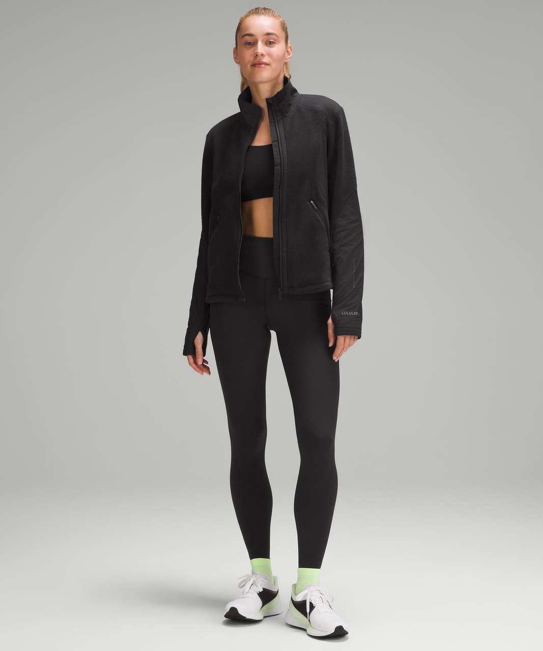 Lululemon Fleece-Lined Running Jacket - Black