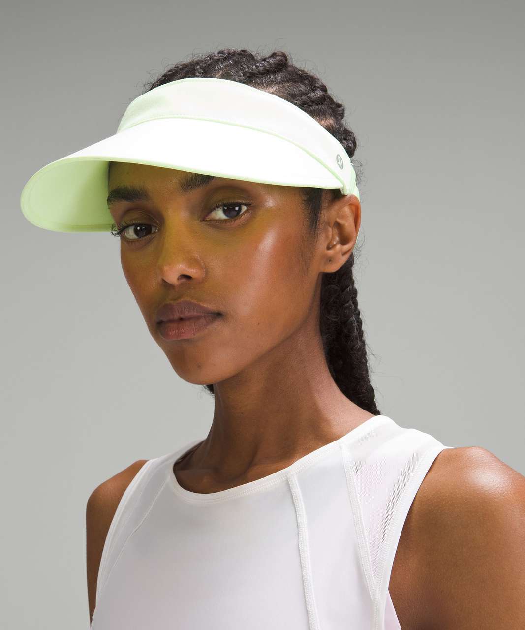 Lululemon Fast Paced Wide Band Running Visor - Faded Zap