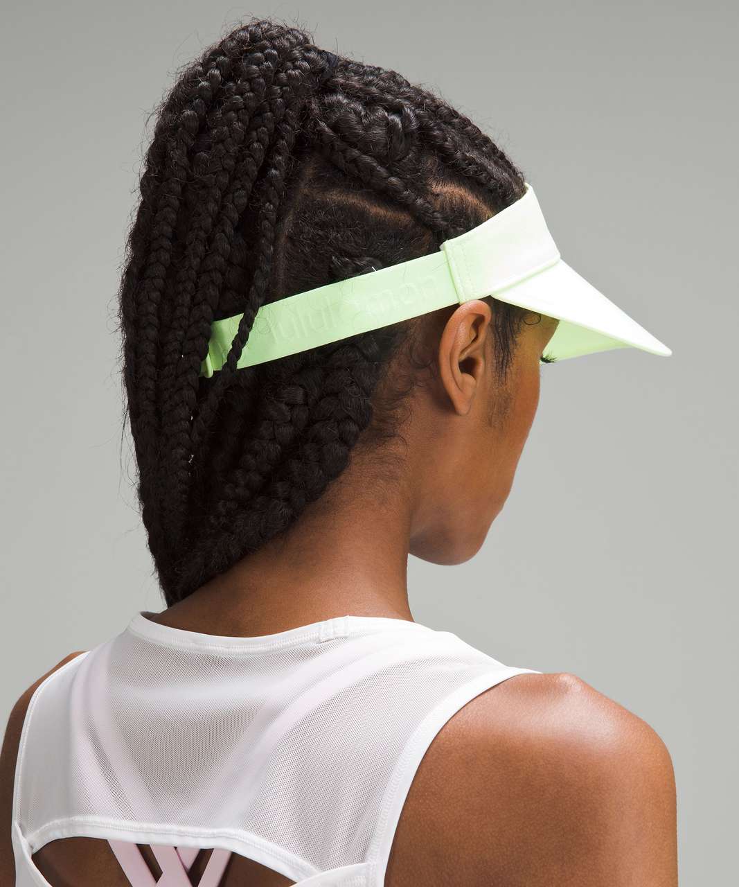 Lululemon Fast Paced Wide Band Running Visor - Faded Zap