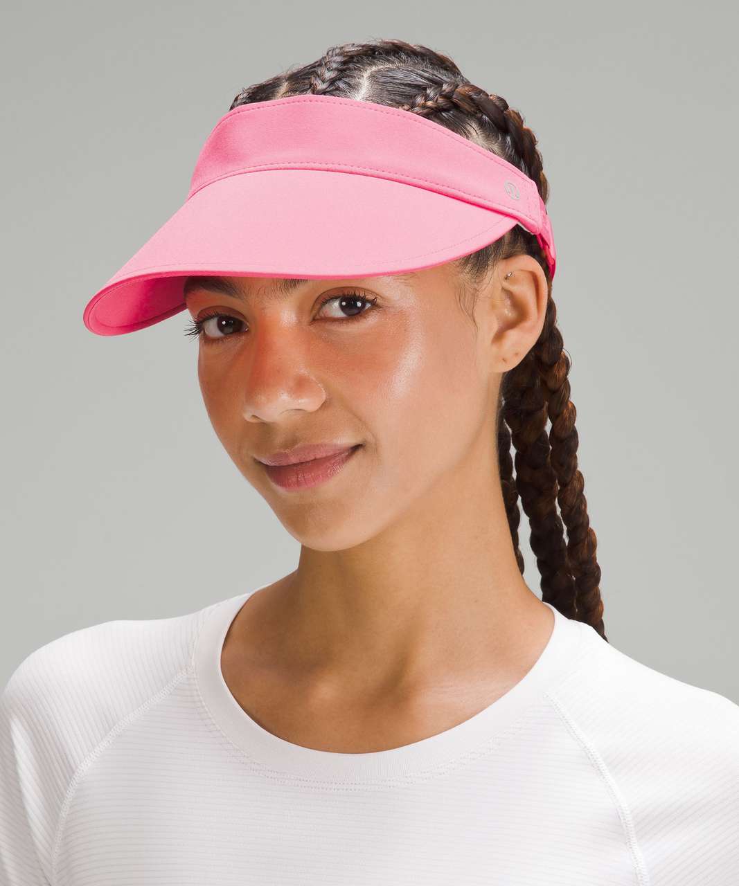 Lululemon Fast Paced Wide Band Running Visor - Lip Gloss