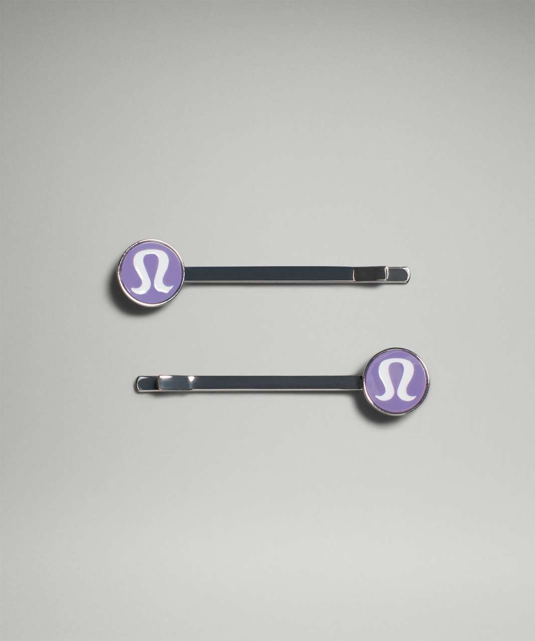 Lululemon Logo Bobby Pins *2 Pack - Dark Lavender
