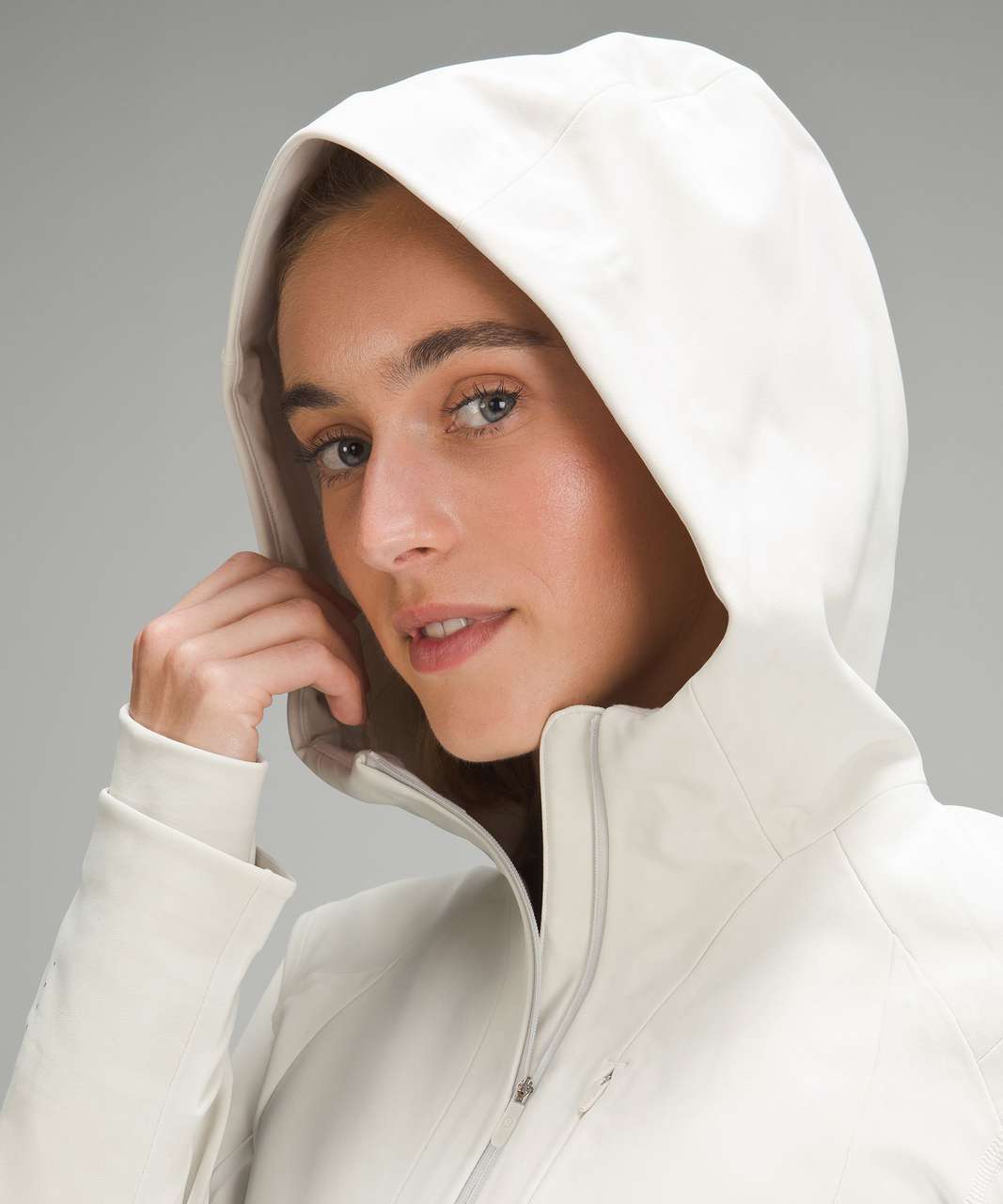 Lululemon Cross Chill Jacket Repelshell In Off White