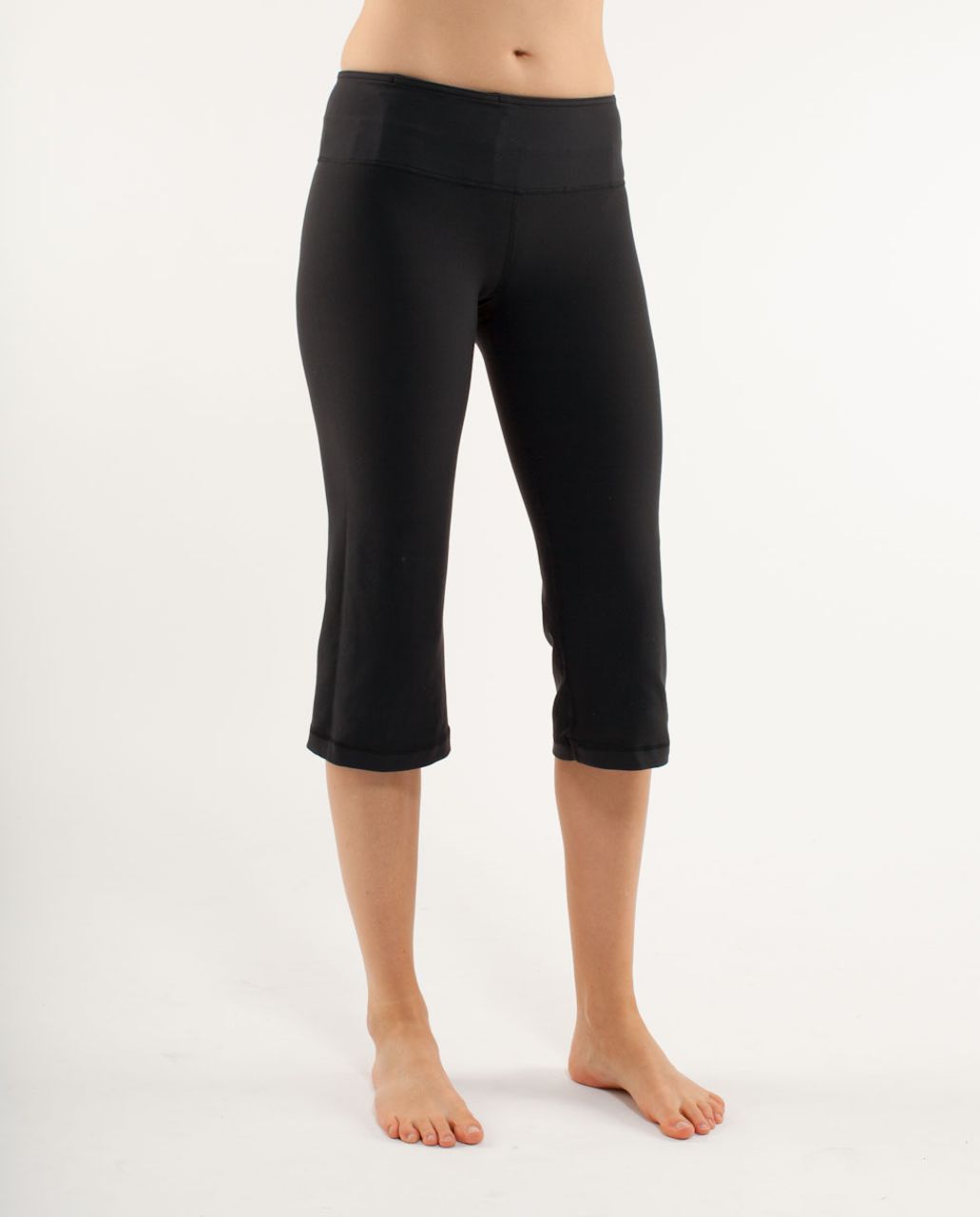 Lululemon Groove Crop - Black /  Heathered Black /  Quilting Winter 6