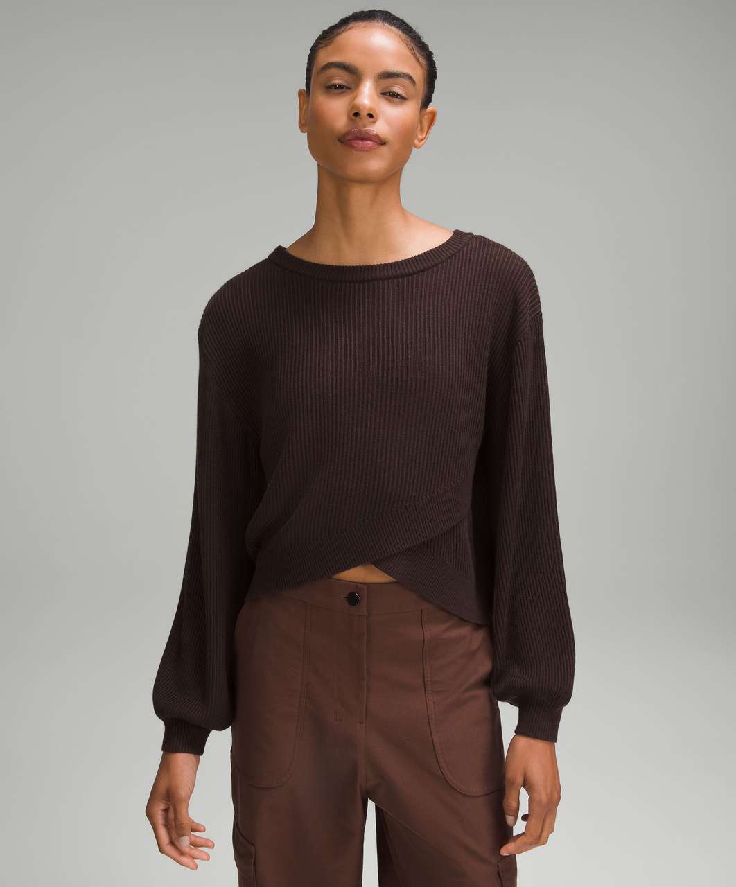 Lululemon Reversible Crossover Sweater - Espresso