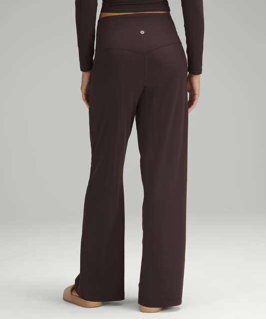 lululemon ALIGN HIGH-RISE WIDE-LEG 79cm - Trousers - espresso/brown -  Zalando.de