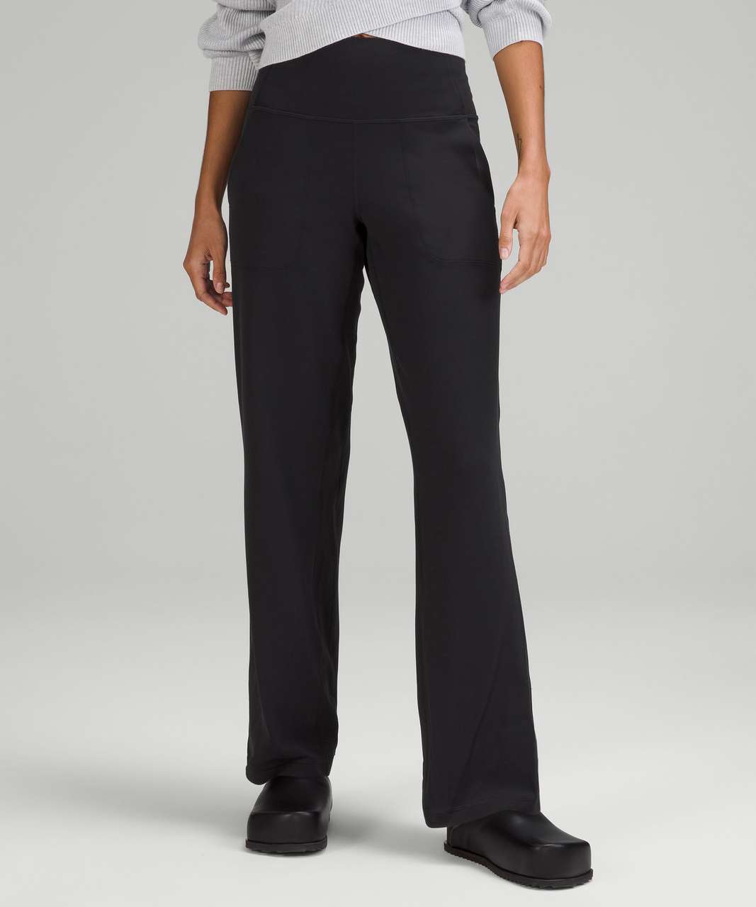 Align high rise wide leg pant, short. I think I'm late to the