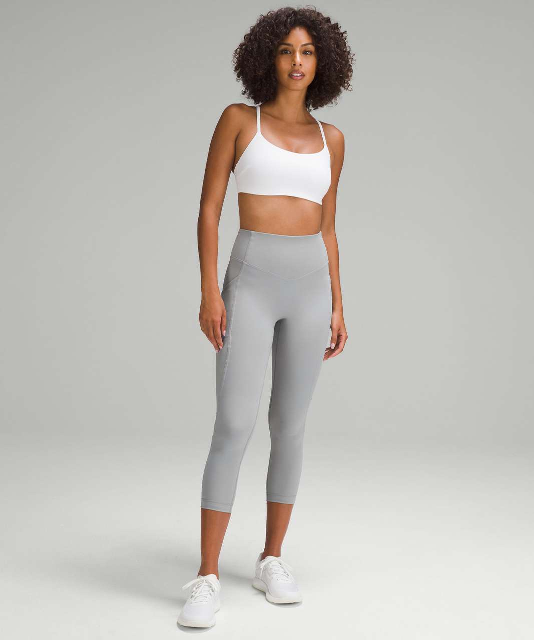 Lululemon All the Right Places High-Rise Drawcord Waist Crop 23” - Rhino Grey
