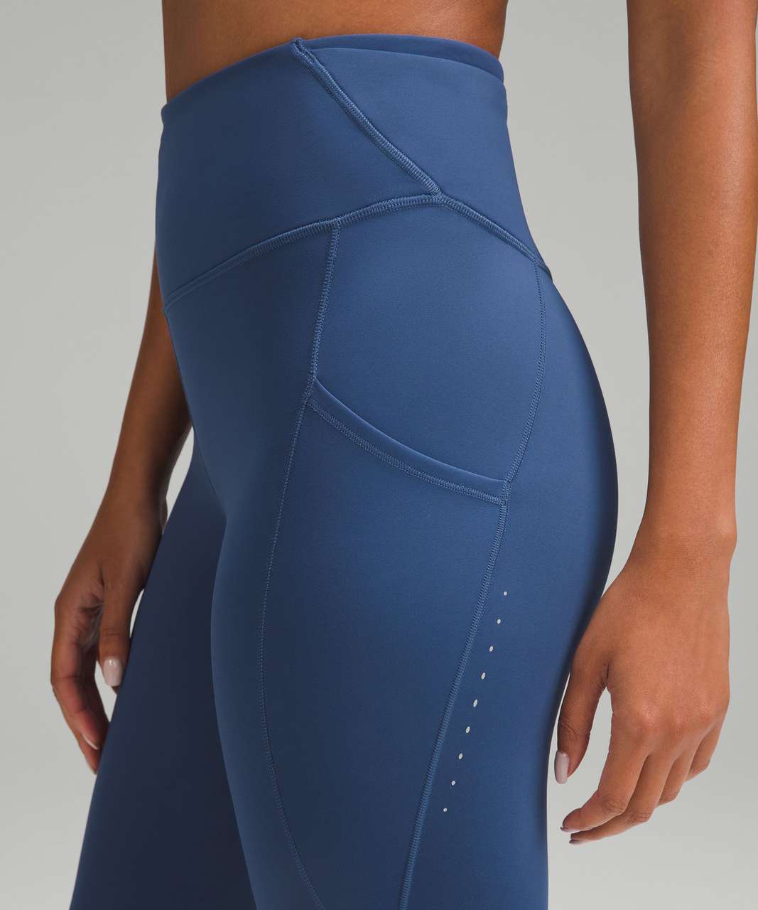 Lululemon Sheer Will High-Rise Tight 28 *Pulse - Stone Blue - lulu fanatics