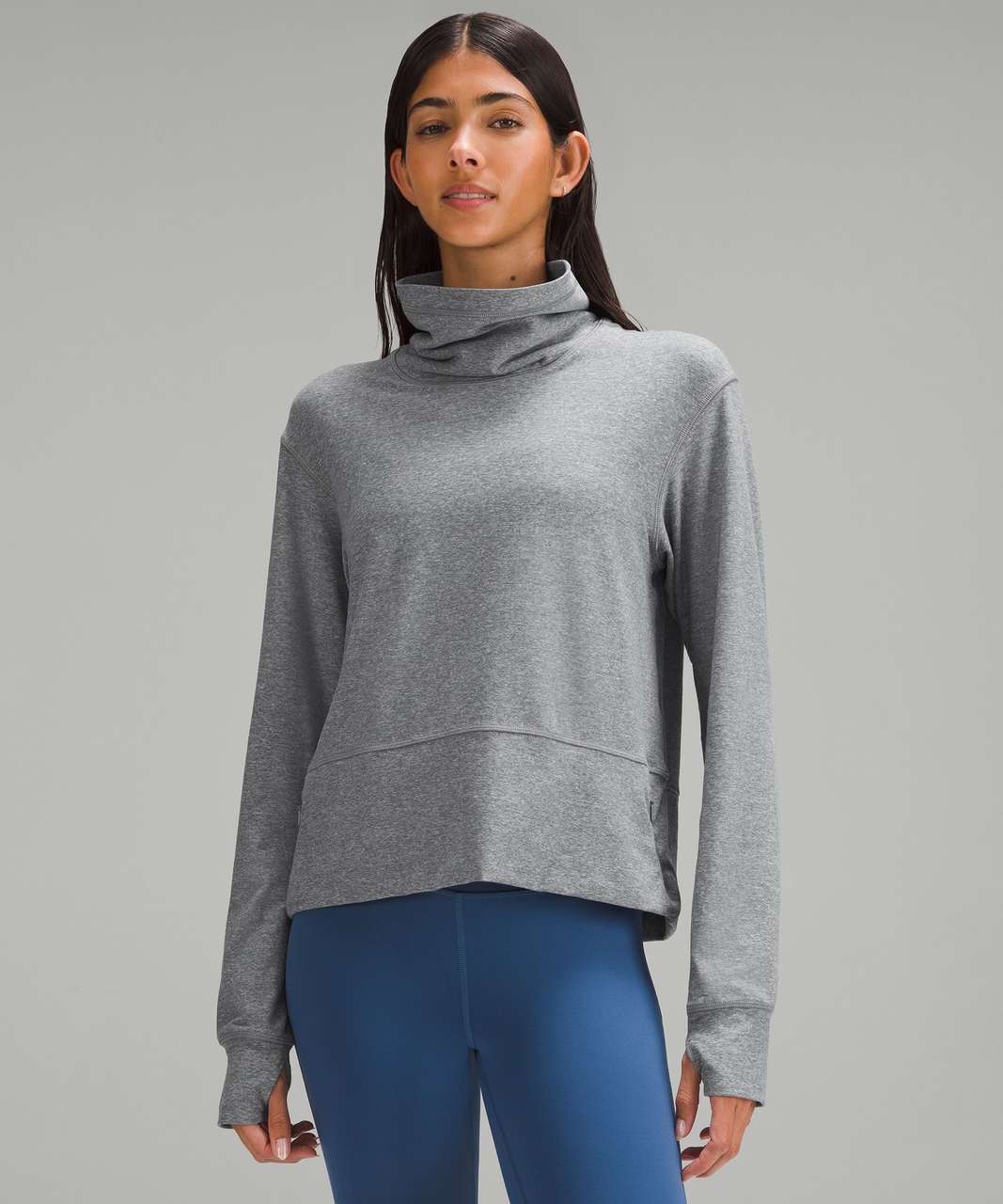 Lululemon Ready to Rulu Pullover - Heathered Asphalt Grey