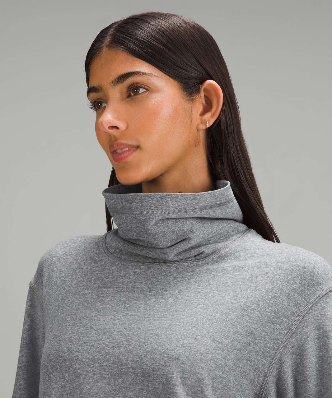 Heathered grey lululemon turtleneck - Gem