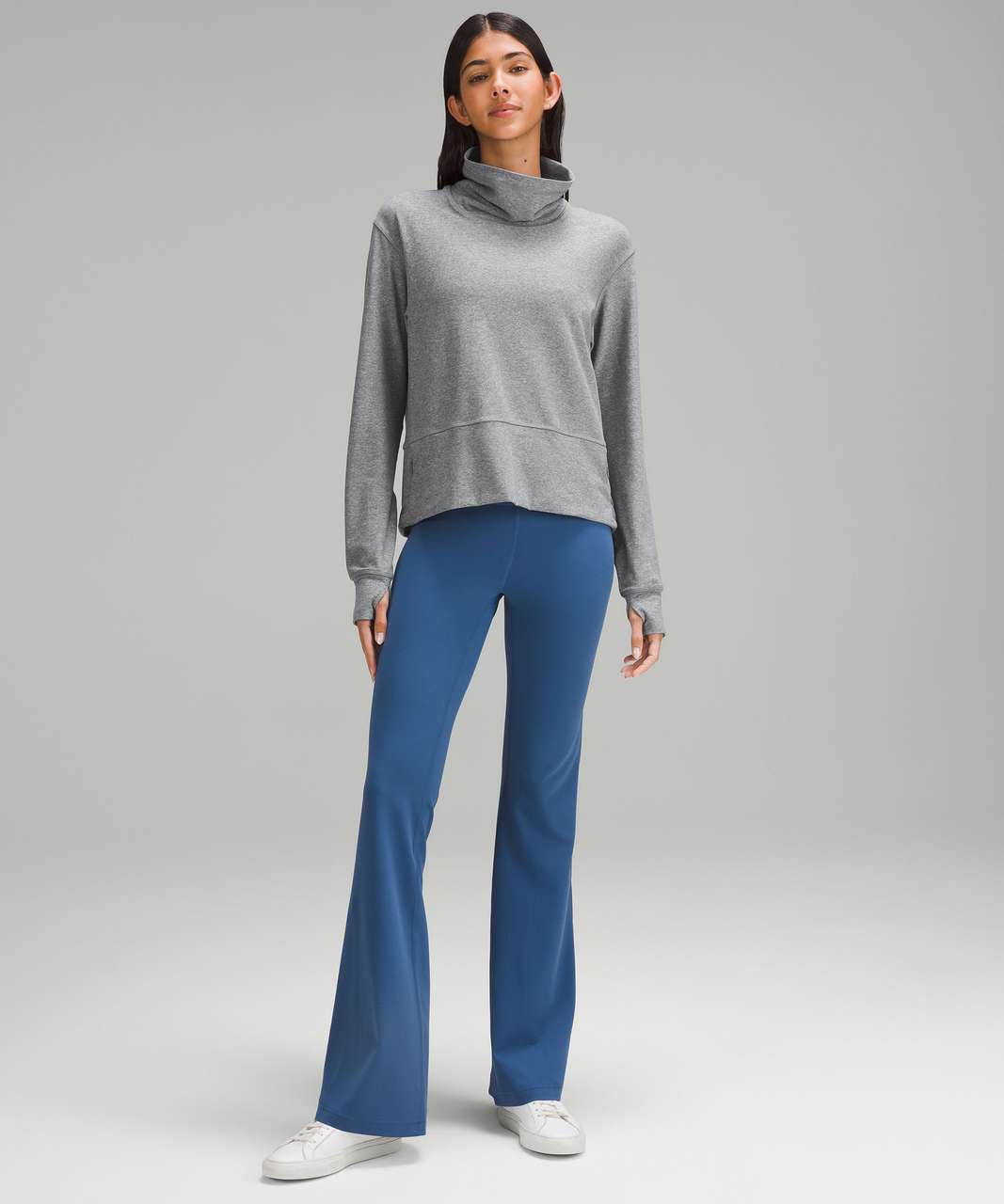 Lululemon Ready to Rulu Pullover - Heathered Asphalt Grey