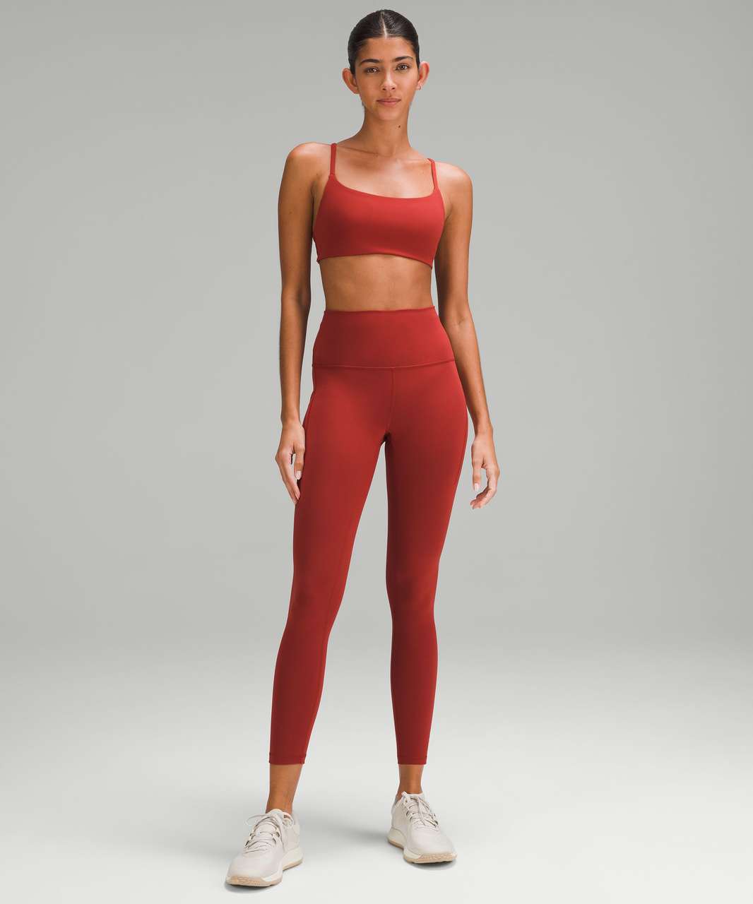 Lululemon Wunder Train Strappy Racer Bra *Light Support, C/D Cup - Deep  Luxe - lulu fanatics