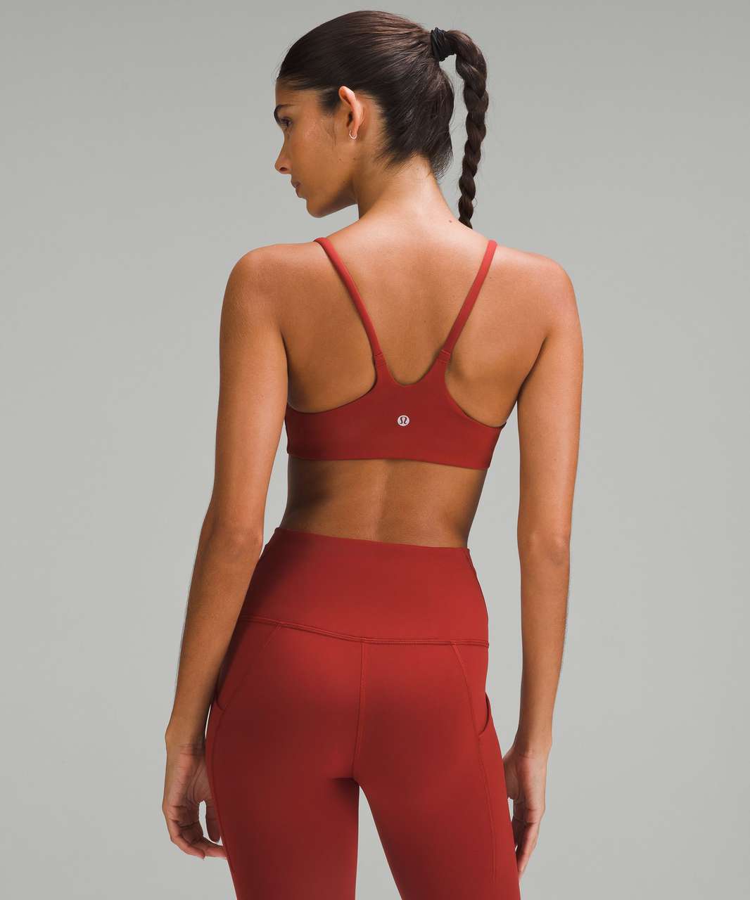 Lululemon Wunder Train Strappy Racer Bra *Light Support, A/B Cup - Terra Orange