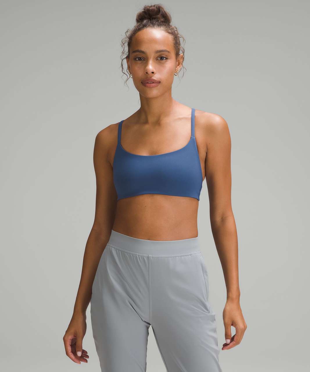 Lululemon Wunder Train Strappy Racer Bra *Light Support, A/B Cup - Pitch Blue