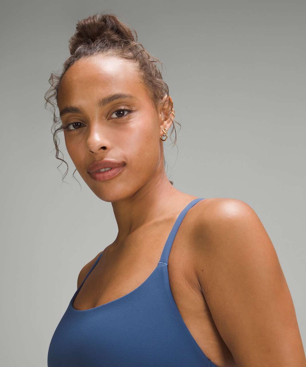 Lululemon Wunder Train Strappy Racer Bra *Light Support, A/B Cup - Pitch Blue