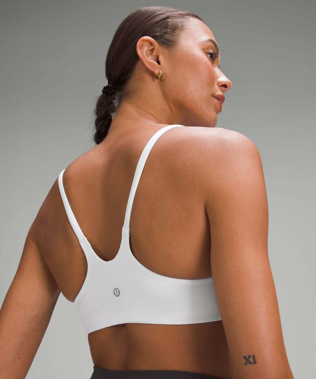 Lululemon Everlux Front Cut-Out Train Bra *Light Support, B/C Cup - White -  lulu fanatics