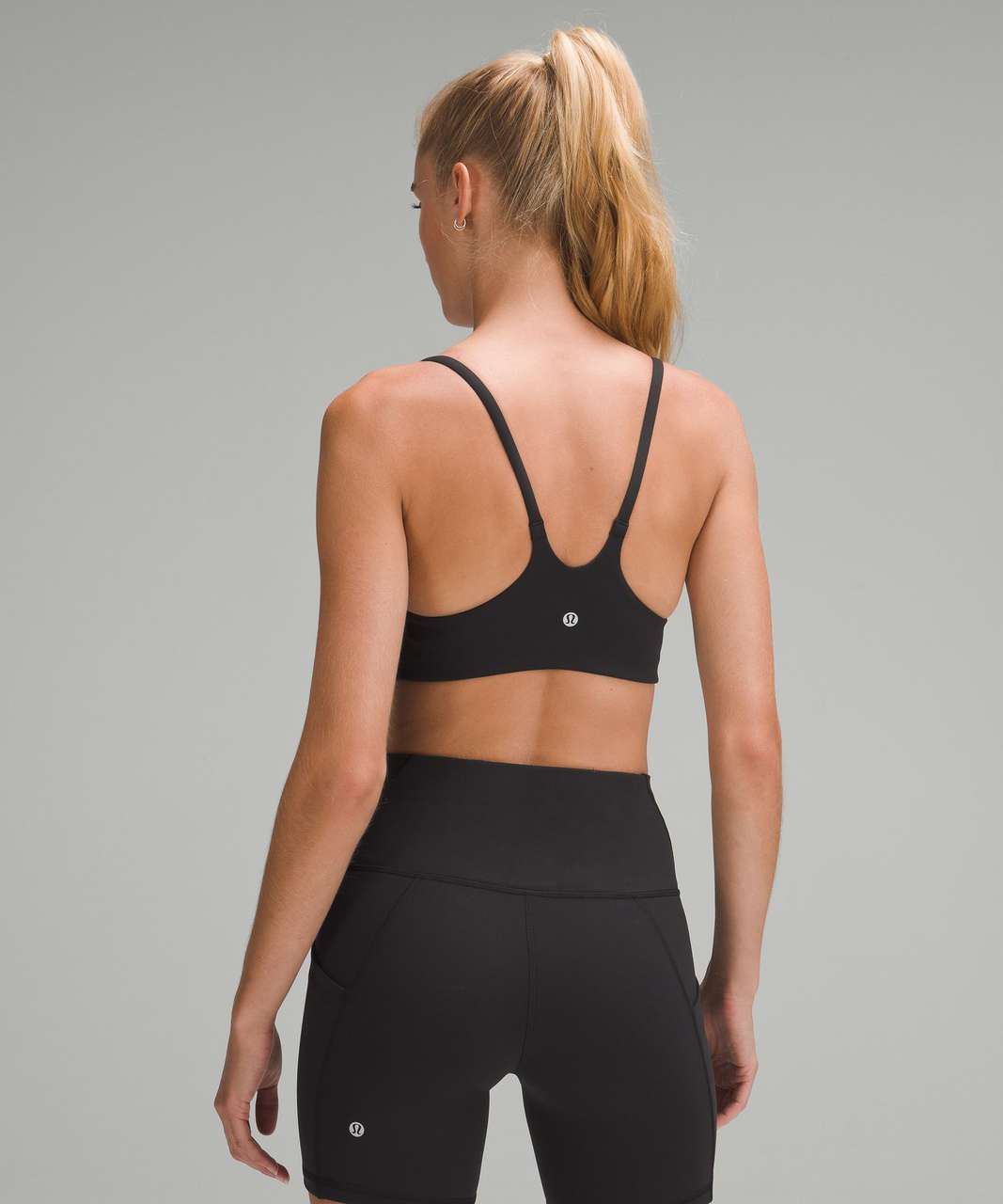 Lululemon Wunder Train Strappy Racer Bra *Light Support, A/B Cup - Black (Fourth Release)