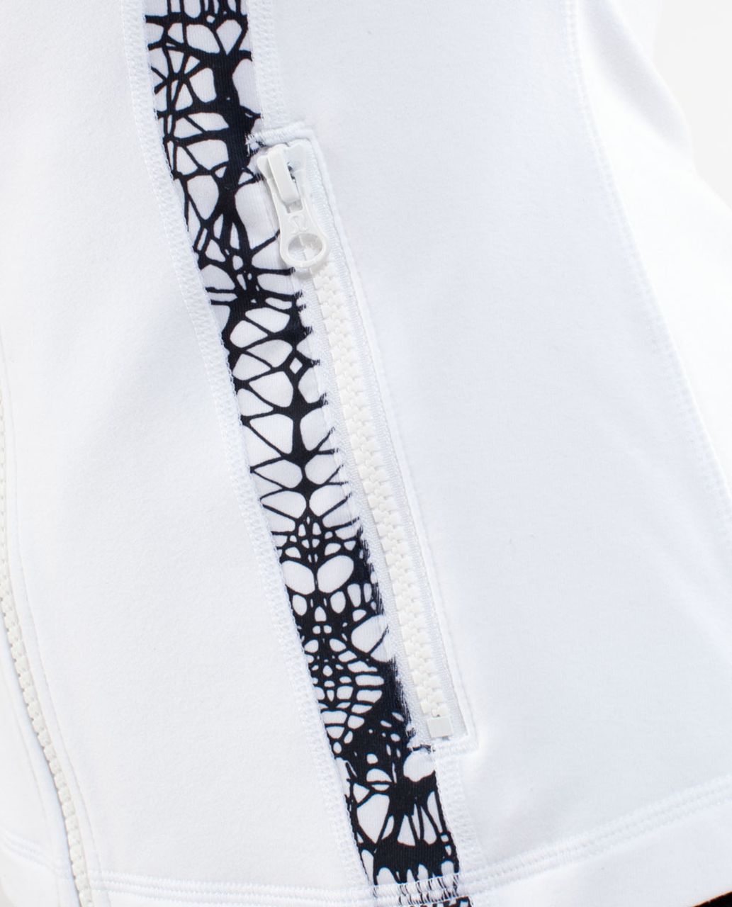 Lululemon Define Jacket *Brushed - White /  White Black Glacier Lace