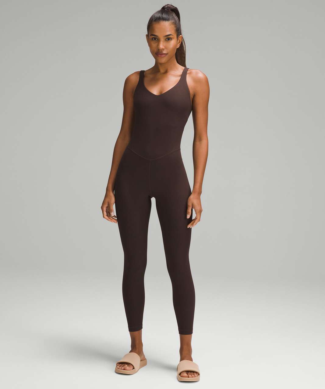 Lululemon Ribbed Yoga Bodysuit - Black - lulu fanatics