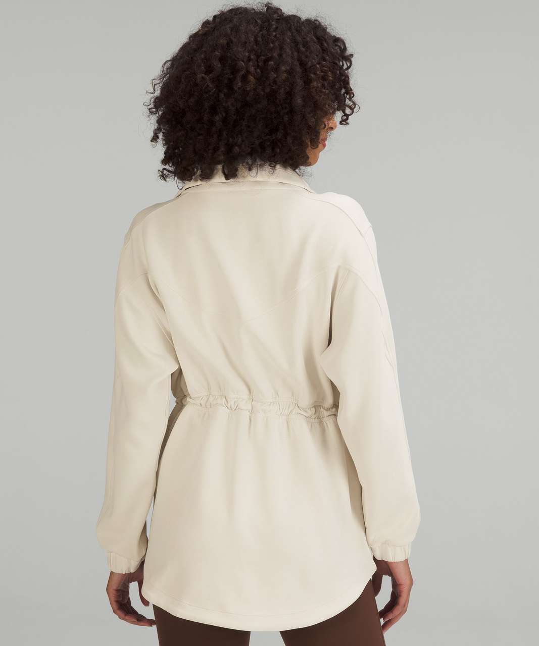 Lululemon Softstreme Cinch-Waist Jacket - White Opal