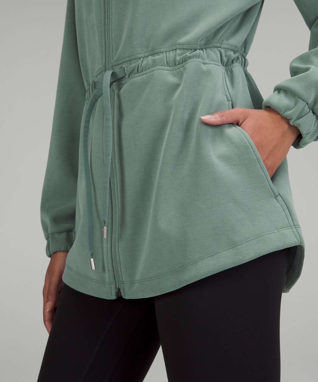 Lululemon Softstreme Cinch-Waist Jacket - Tidewater Teal