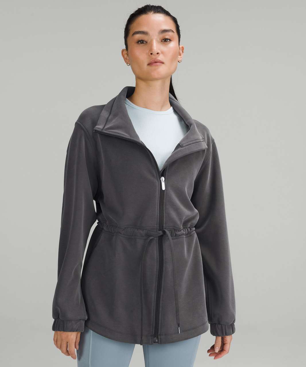 Lululemon Softstreme Cinch-Waist Jacket - Graphite Grey