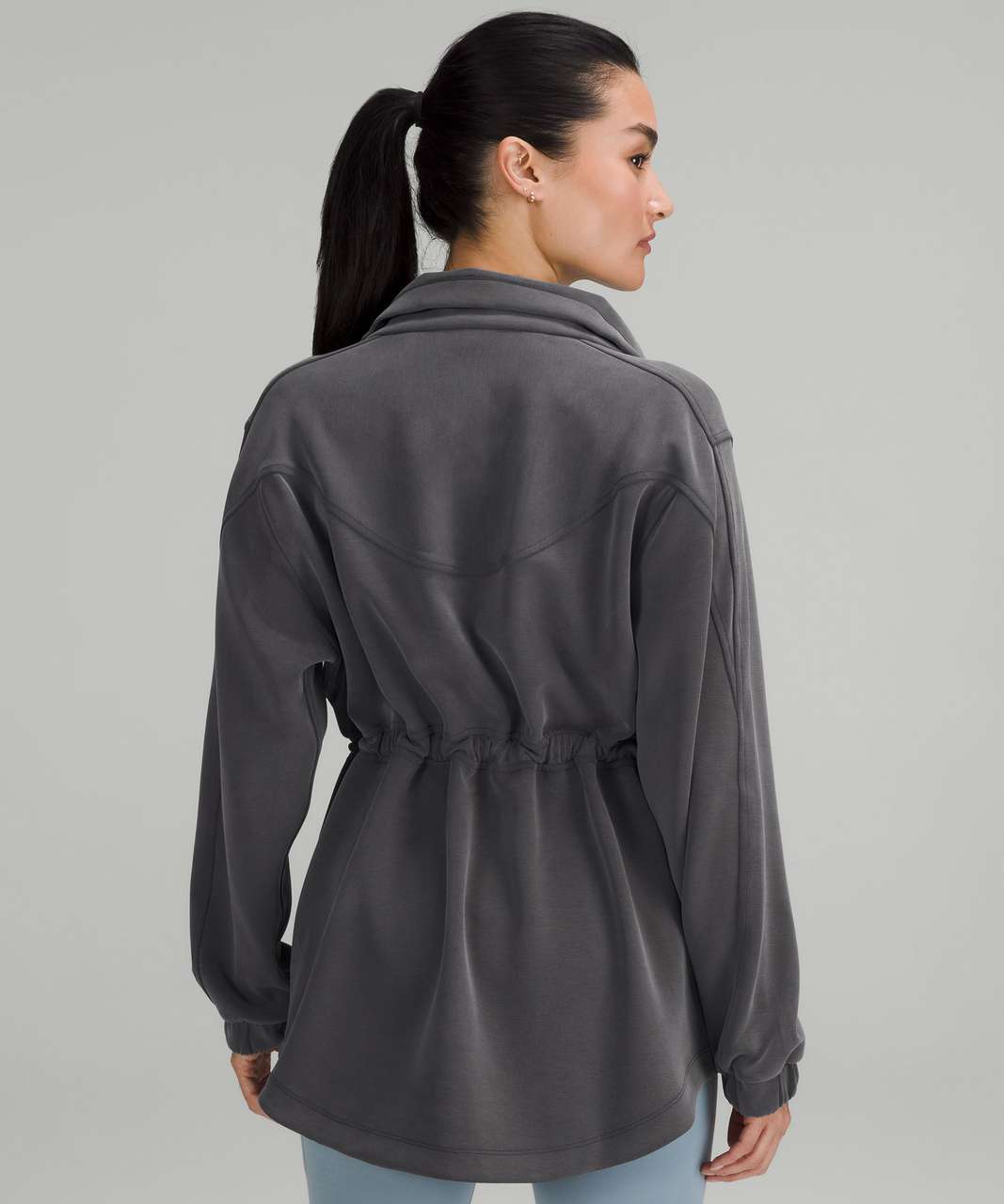 Lululemon Softstreme Cinch-Waist Jacket - Graphite Grey