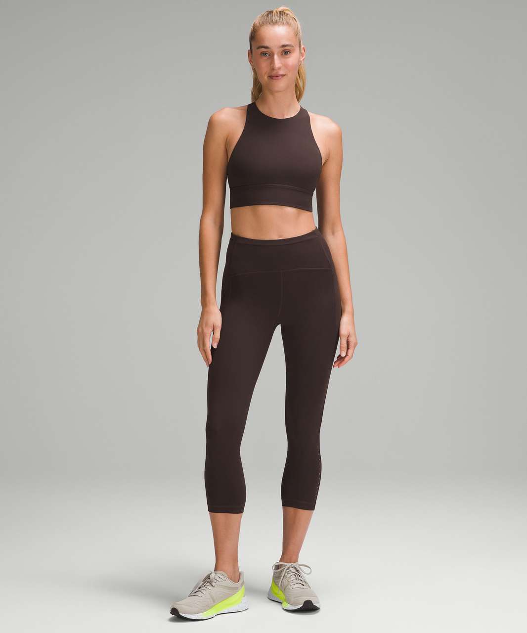 Lululemon Swift Speed High-Rise Crop 21" - Espresso