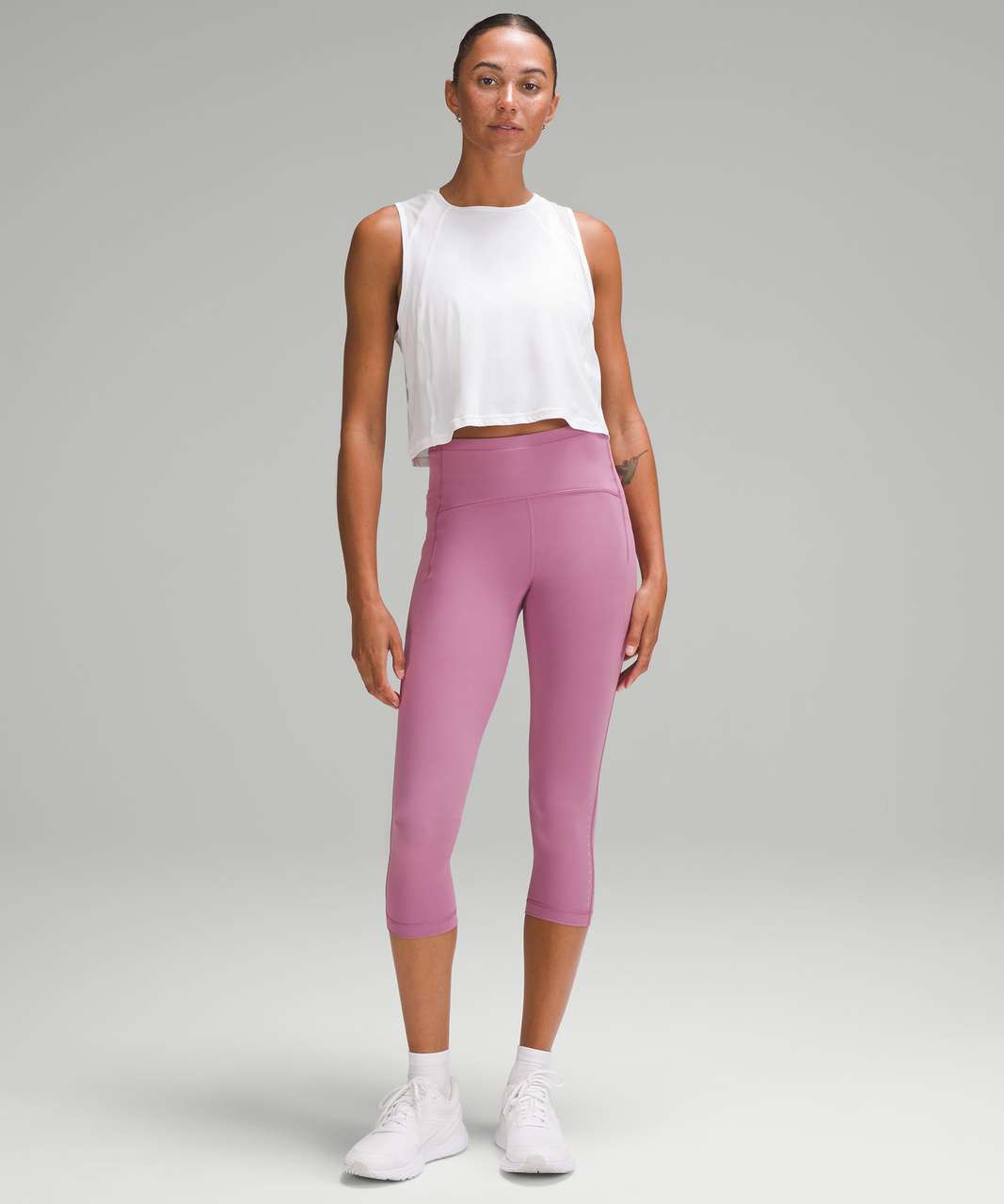 Lululemon Swift Speed High-Rise Crop 21" - Velvet Dust