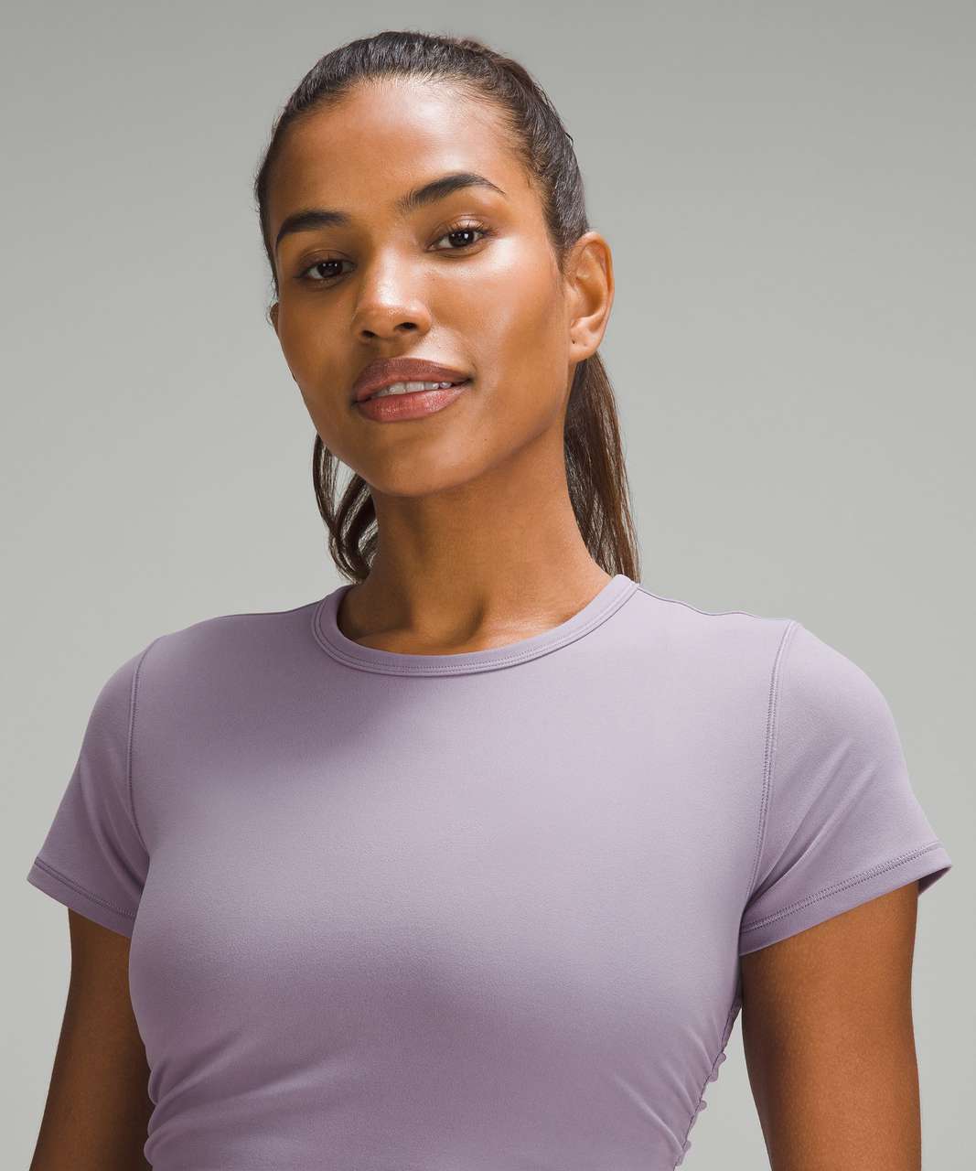 Lululemon All It Takes Nulu Short-Sleeve T-Shirt - Purple Ash