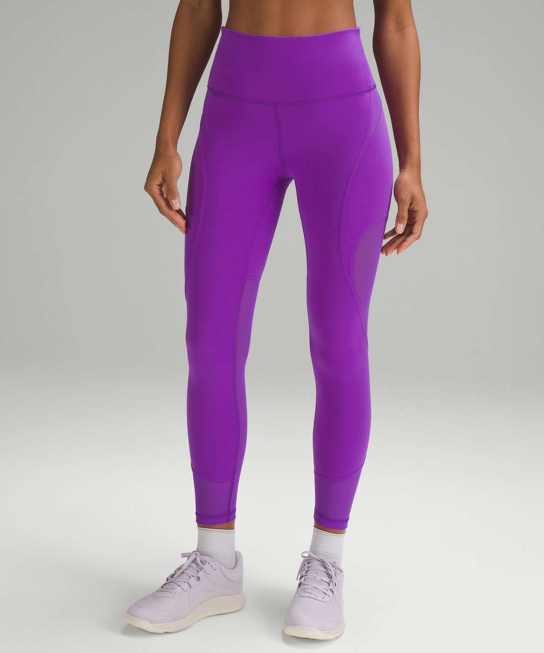 Lululemon Wunder Train Mesh Panel High-Rise Tight 25 - Atomic Purple -  lulu fanatics