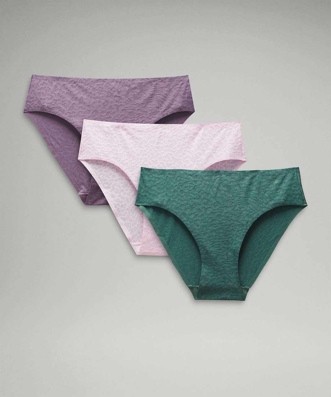 Lululemon InvisiWear Mid-Rise Thong Underwear - Lavender Dew - lulu fanatics