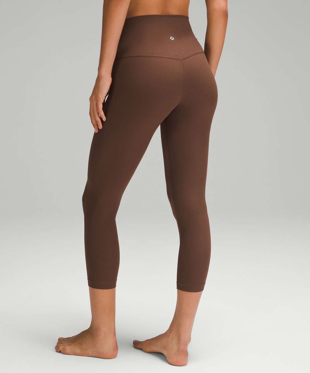 Lululemon Align Ribbed High-Rise Crop 23" - Java