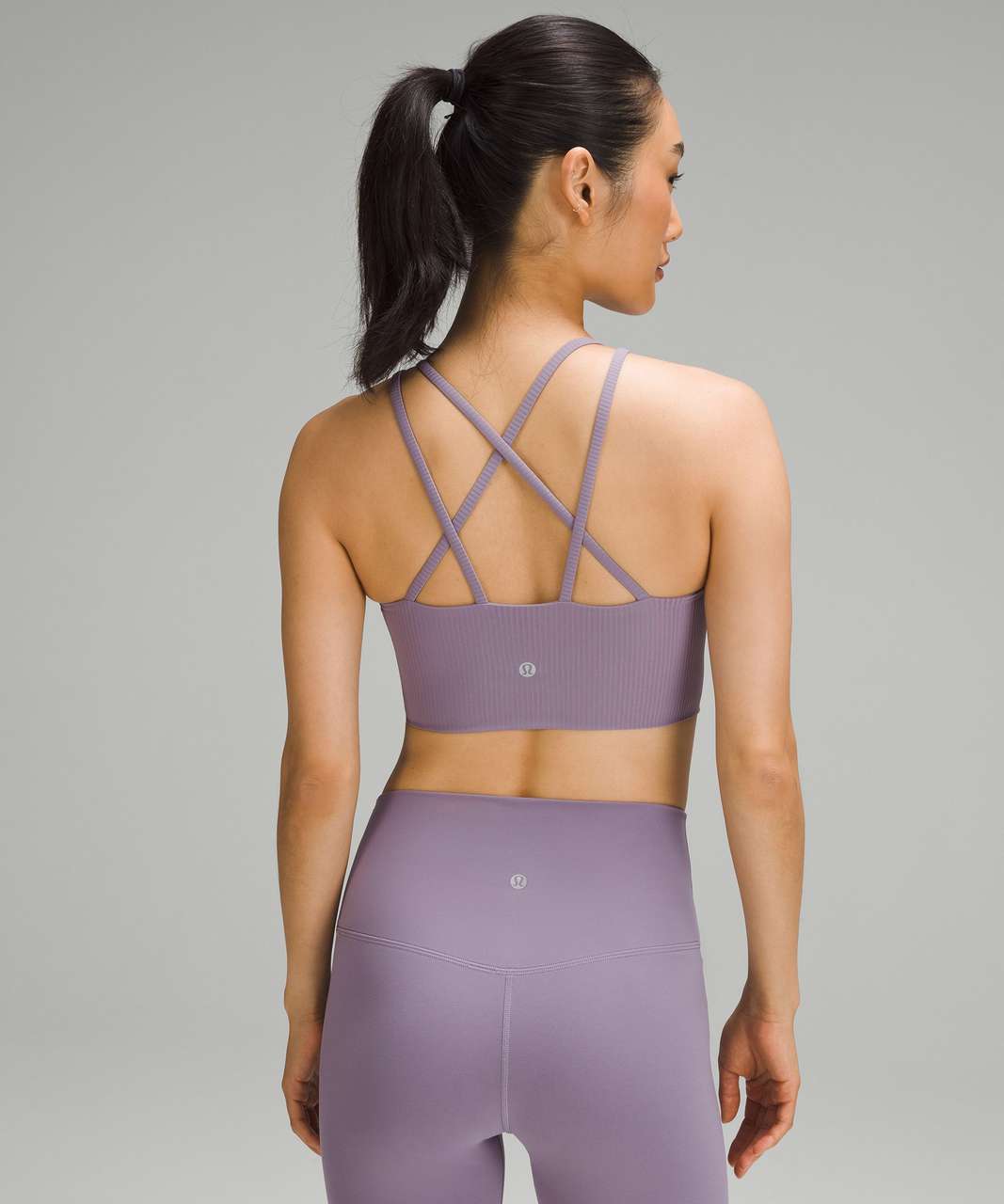 Lululemon athletica Like a Cloud High-Neck Longline Ribbed Bra