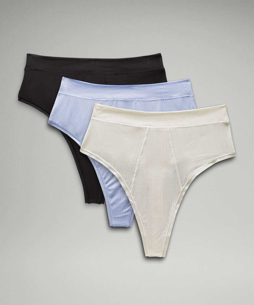 3 Pack Lululemon Smooth Seamless Trio Thong Underwear XL 48$ FSPM/GARN/JDGR