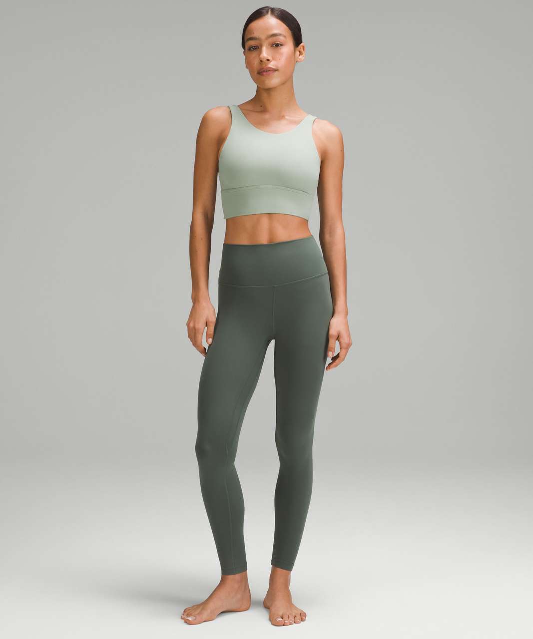 Lululemon Align High-Neck Bra *Light Support, C/D Cup - Palm Court ...