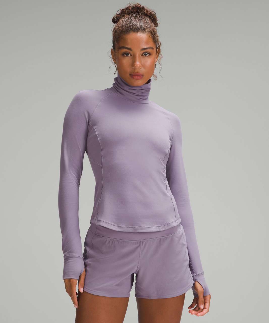 Lululemon Run For Cold Jacket - Plum - lulu fanatics