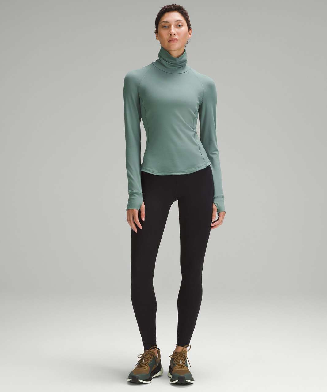 Lululemon athletica Rulu Running Long-Sleeve Mock-Neck Shirt, Women's Long  Sleeve Shirts