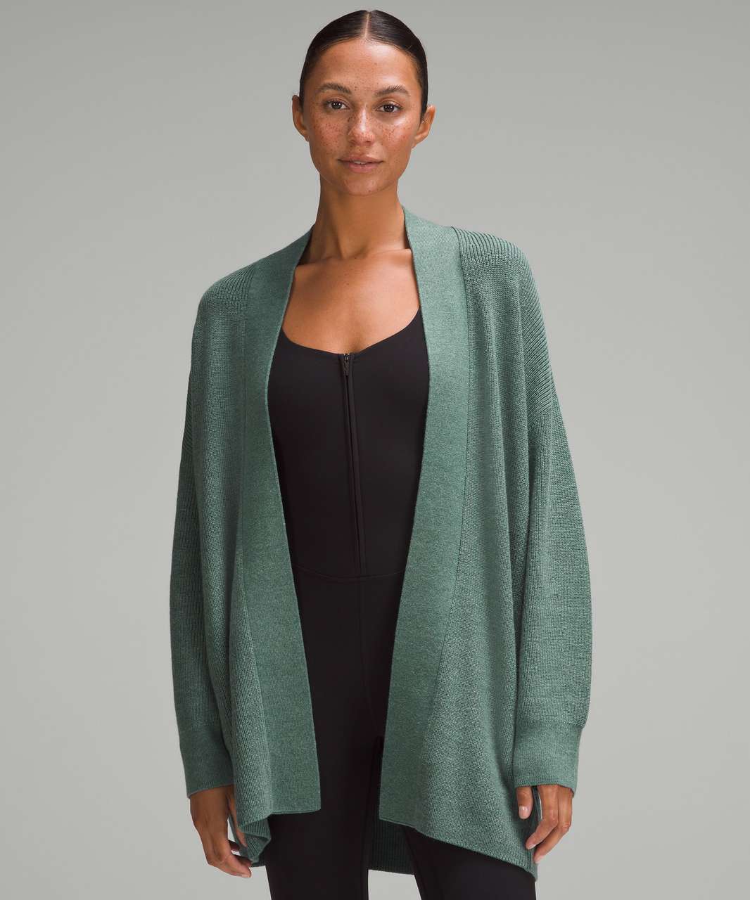 Merino Wool-Blend Ribbed Long Wrap … curated on LTK