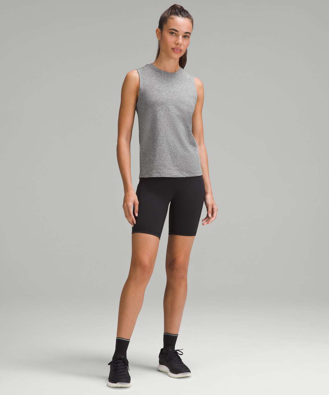 Lululemon License to Train Classic-Fit Tank Top - Heathered Black