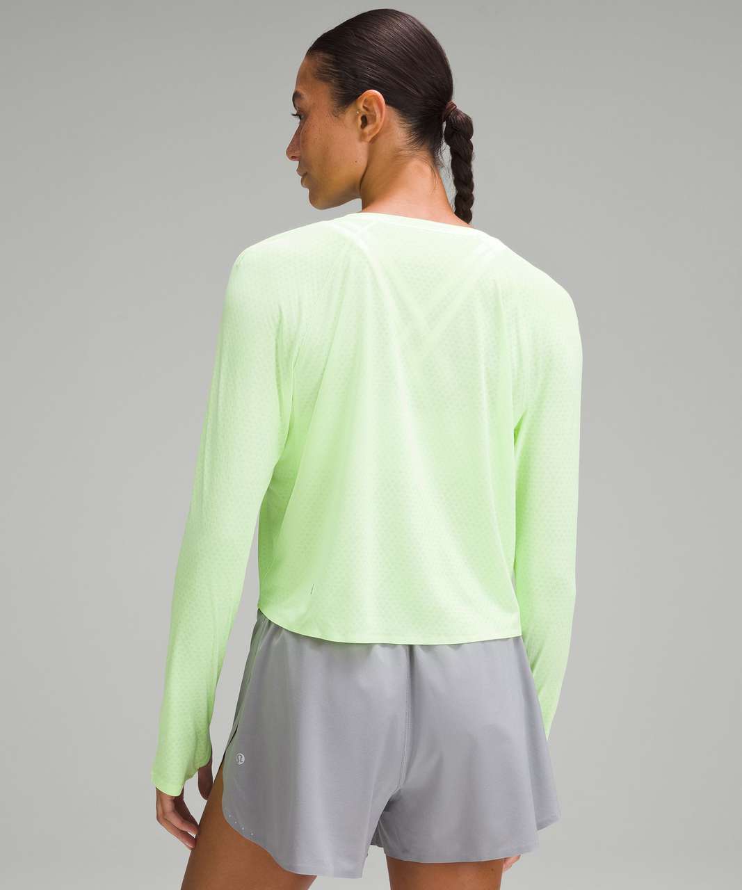 Lululemon Fast and Free Race Length Long-Sleeve Shirt - Faded Zap