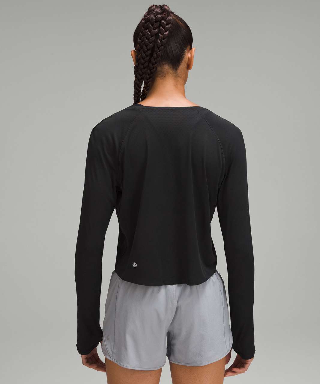 Lululemon Fast and Free Race Length Long-Sleeve Shirt - Black