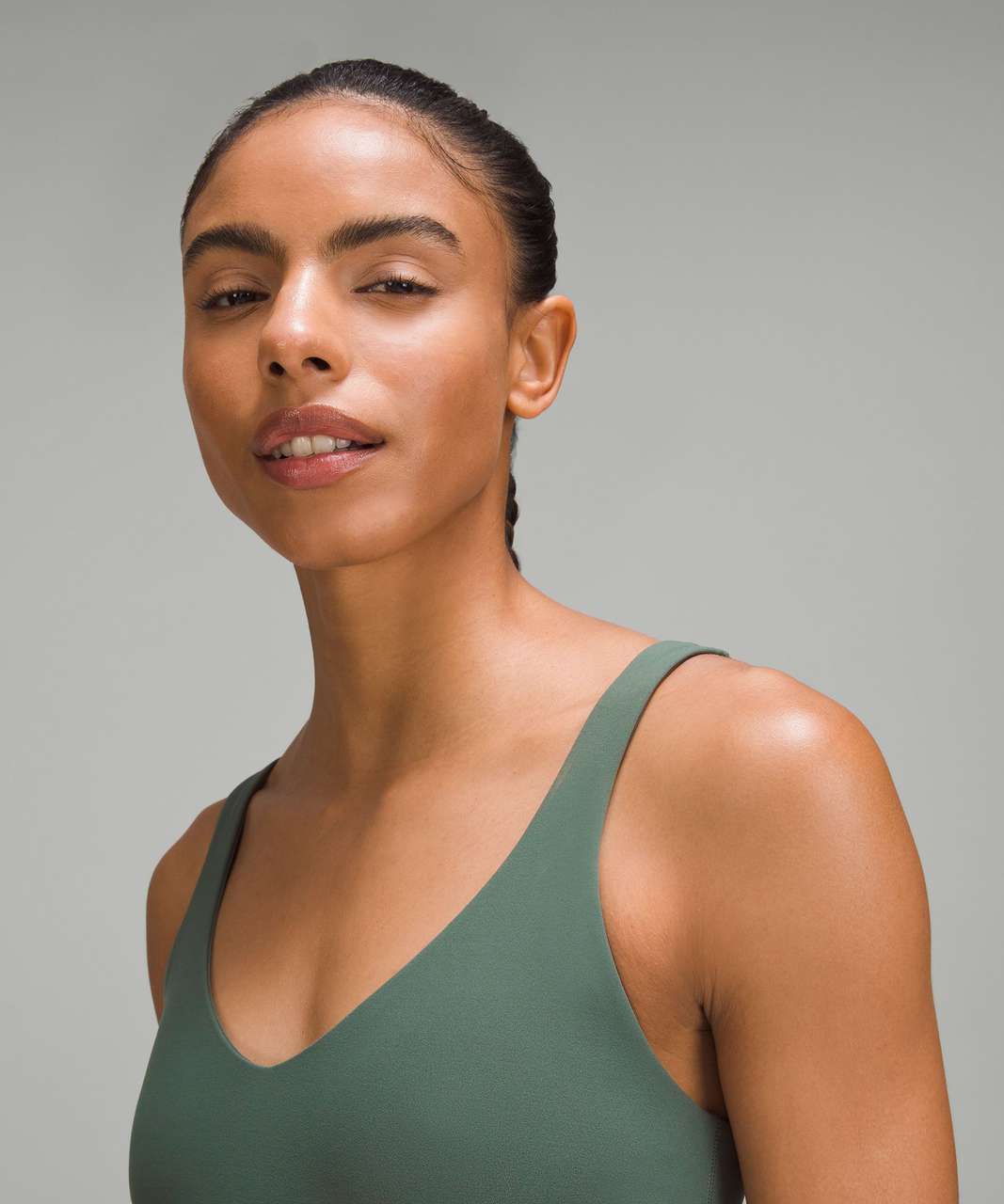 Lululemon Align Bodysuit 4" - Dark Forest