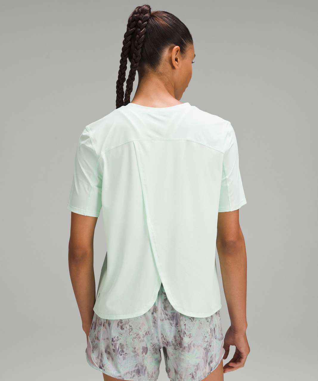 Lululemon Mesh Panelled UV Protection Running T-Shirt - Mint Moment