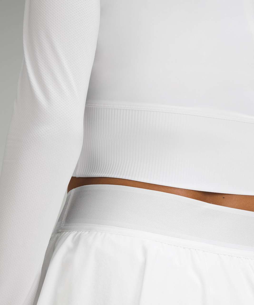 Lululemon Half-Zip Long-Sleeve Polo Shirt - White