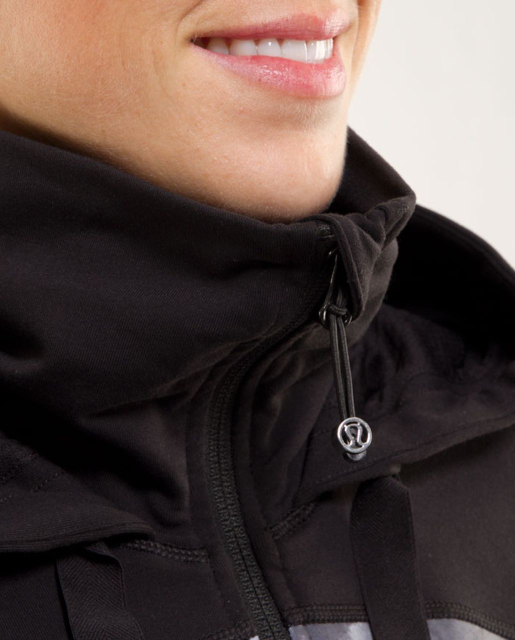 Lululemon Stride Jacket *Brushed - Black / White Coal Tinted Canvas Super -  lulu fanatics