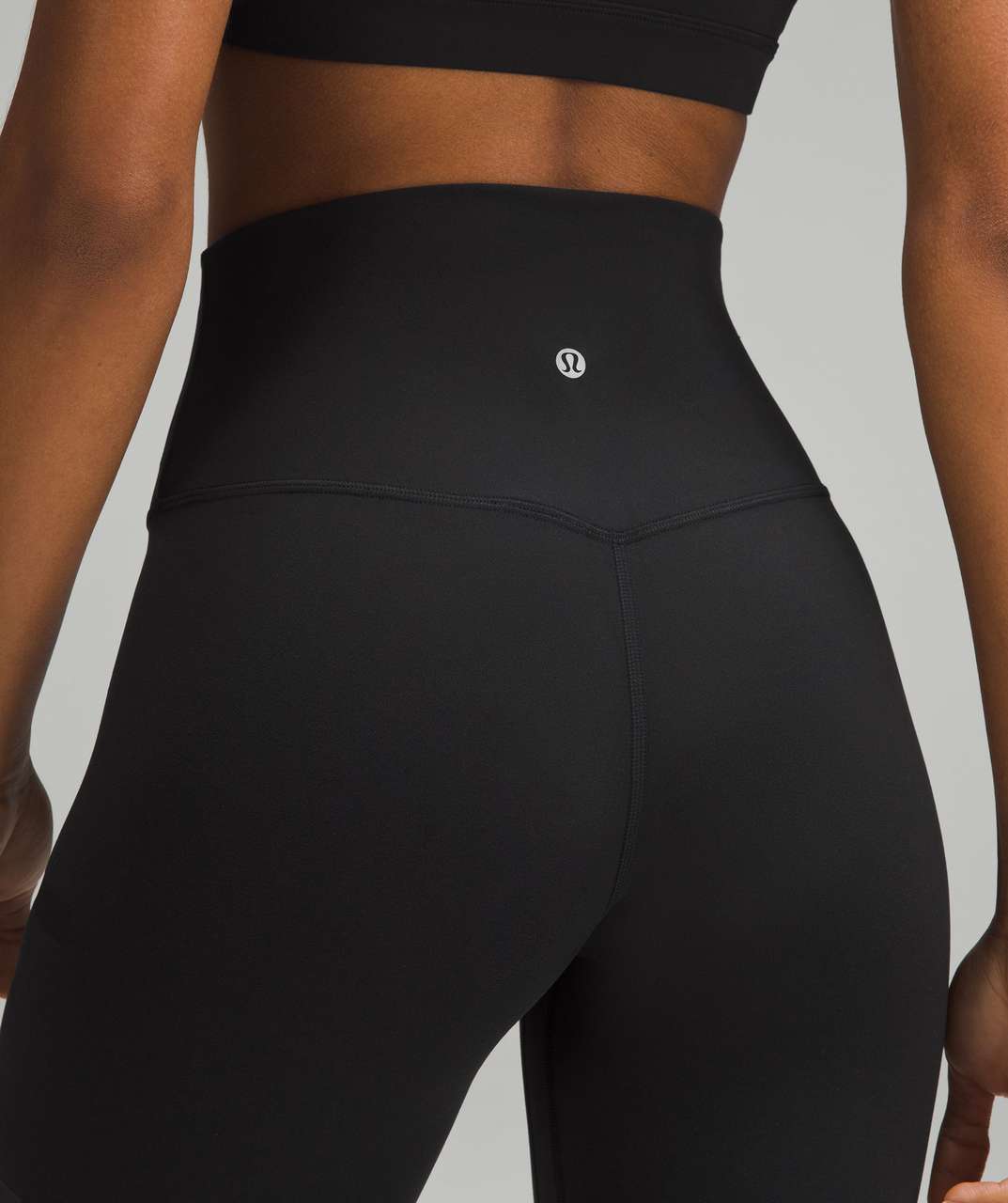 Lululemon Align High-Rise Crop 23 *Graphic - Black - lulu fanatics