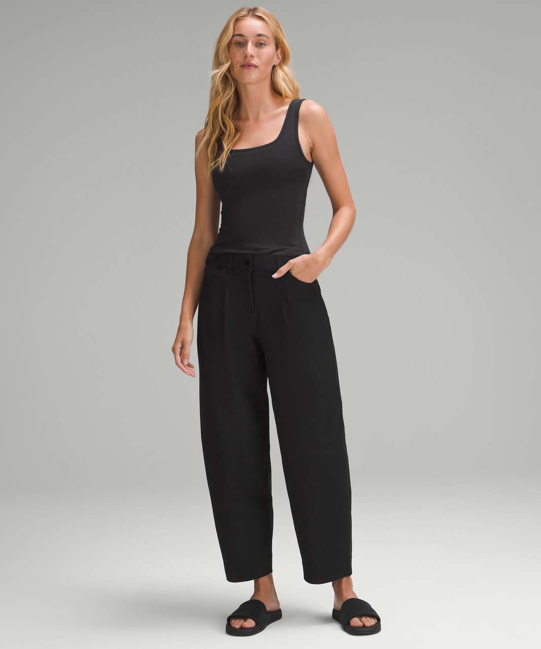 Lululemon City Sleek Barrel-Leg Pant *Light Utilitech - Dark Oxide - lulu  fanatics